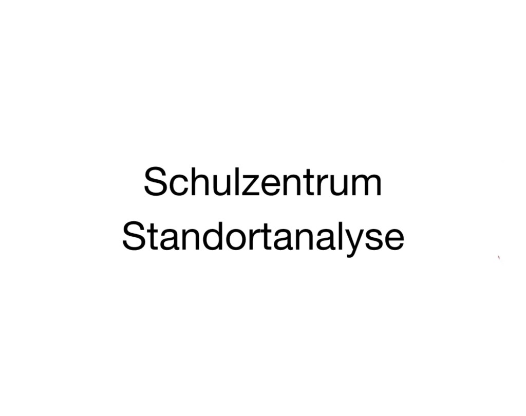Schulzentrum Ybbs Standortanalyse